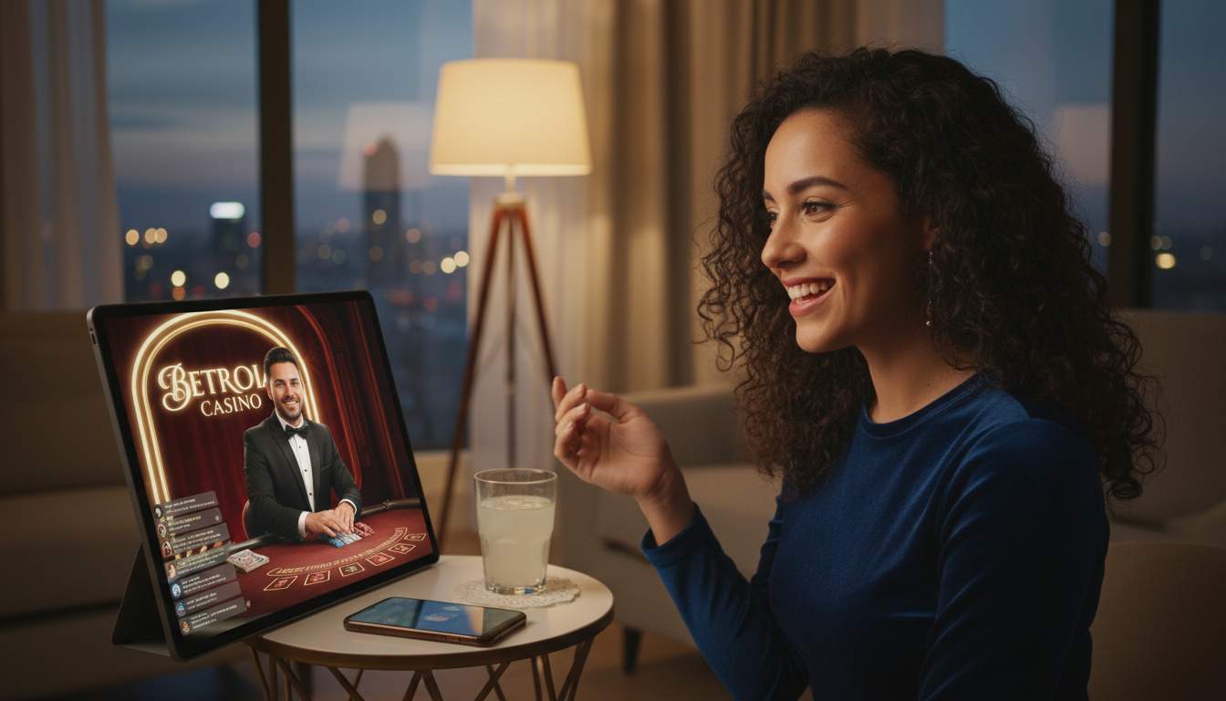 Live casino experience at Betroia Casino