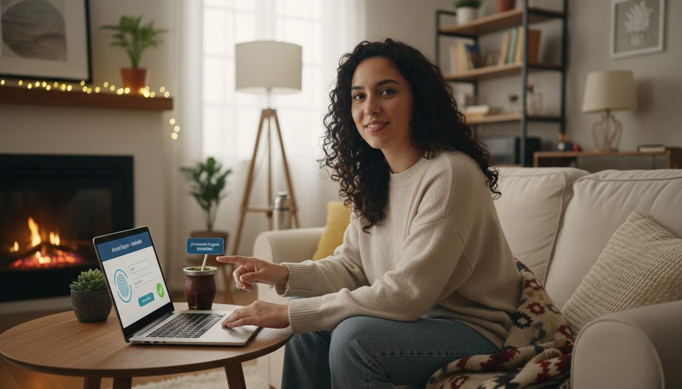 Secure login interface